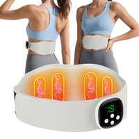 Cinturón Masajeador Térmico para Cintura, Tonificador Abdominal ABS para Ejercicios de Vientre, Espalda Baja y Abdomen