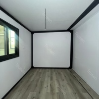 Eenvoudige installatie 20ft prefab 1-slaapkamer vouwbaar appartement Maison Prfabrique Tiny Home om in te wonen, cottage met keuken en badkamer