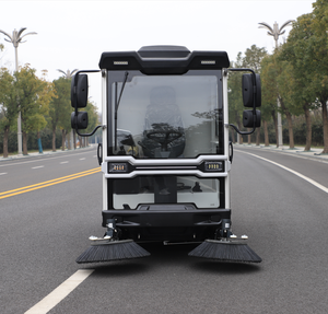 <span class=keywords><strong>Balayeuse</strong></span> de route alimentée par batterie au lithium <span class=keywords><strong>balayeuse</strong></span> de rue de camion de balayage de vide électrique avec la poubelle 1000L pour les rues étroites - Product Image 2