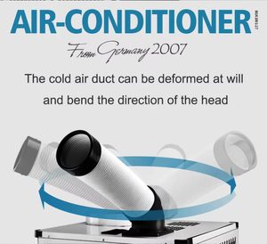 Refroidisseurs d'air industriels mobiles à double compresseur pour le refroidissement de grandes surfaces et l'équipement de lignes de production - Product Image 2