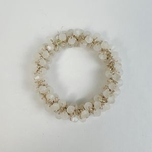 Perline di cristallo braccialetto di coda di cavallo porta elastici elastici accessori per capelli per donne ragazze - Product Image 1