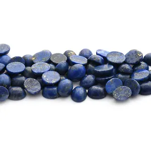 ผลิตภัณฑ์ใหม่พลอยแลพิสแลพิสแลซูลีทรงรี Lazuli Cabochon