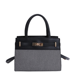 Nuova Borsa a <span class=keywords><strong>Tracolla</strong></span> Estiva per <span class=keywords><strong>Donna</strong></span> con Fodera in Poliestere, Chiusura a Zip e Design Retrò Bicolore - Product Image 5