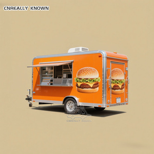 OEM Foldable Mobile Bar <b>Folding</b> Car Trailer Food Hot Dog Cart - Product Image 3