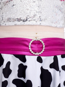 Disfraz de Vaquera para Niñas de 4 a 14 Años, Conjunto con Top Corto, Falda y Puños para Fiestas de Disfraces, Eventos Temáticos y Actuaciones - Product Image 4