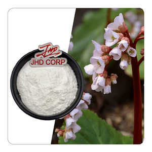 Poudre d'extrait naturel de Bergenia Purpurascens USA/CN Entrepôt Stock Récipient en plastique emballé sous vide de qualité alimentaire extrait par solvant - Product Image 1