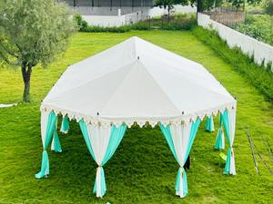 Pabellón de Lujo Elegante con Cortinas Decorativas para Bodas en la Playa, Eventos y Jardín - Product Image 4