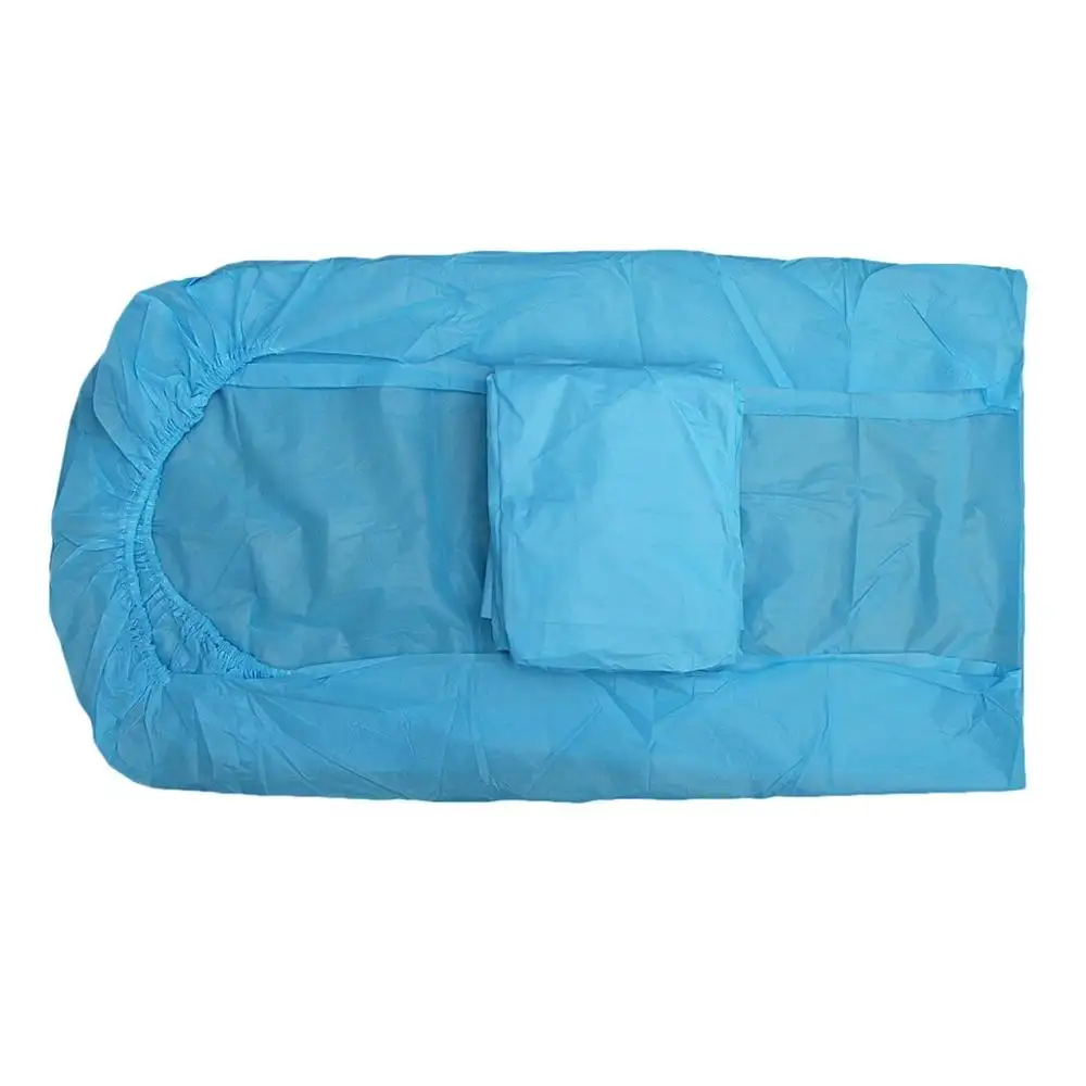 Portable Waterproof Dustproof Disposable Surgical Medical Breathable Non woven Hospital Spa Train Hotel Bed Cover Sheet