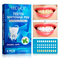 YECUCE Gel Blanqueador Dental con Peróxido de Carbamida 0.05% Sabor Menta, Bolígrafo Blanqueador Dental Dazzling White, Bolígrafos Blanqueadores para Dientes