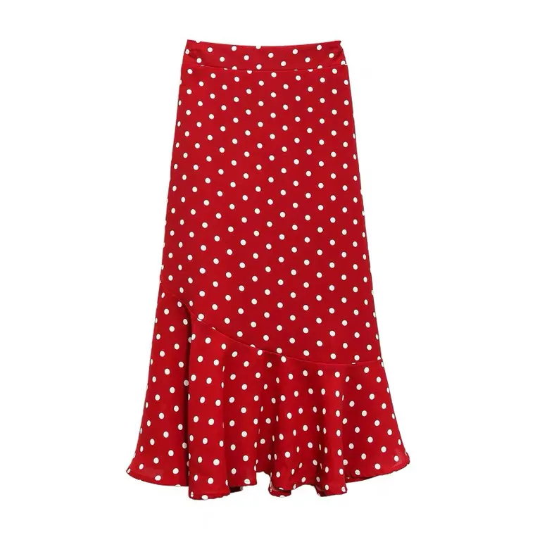 देवियों शिफॉन स्कर्ट नई शैली महिलाओं के उच्च कमर आरामदायक लंबी स्कर्ट गर्मियों कम कीमत थोक