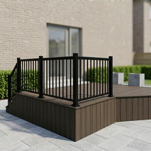 <span class=keywords><strong>Barandilla</strong></span> de <span class=keywords><strong>Escalera</strong></span> Decorativa Moderna de Aleación de Aluminio para Villa y Balcón, Tamaños Personalizados, Anticorrosión, Resistente a la Oxidación, Instalación Rápida - Product Image 3