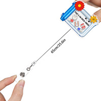 Clip de badge d'identification rotatif multifonctionnel en acrylique Fun Medical Funnel pour les professionnels de la santé et la protection des documents