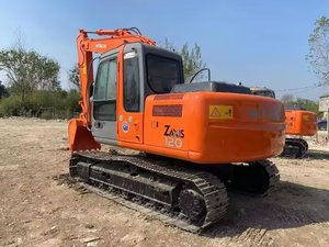 Excavadora de cadenas Hitachi Zaxis 120 con cazo de excavación, 12 toneladas de peso operativo, equipo de construcción usado - Product Image 4