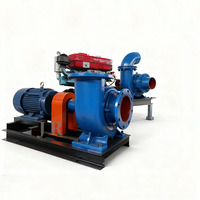 Pompe à eau centrifuge auto-amorçante de 8 pouces, moteur diesel de 50 ch, pour l'irrigation des terres agricoles