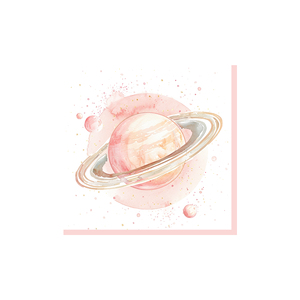 DAMAI - Vajilla Desechable con Temática Espacial, con Diseño de Cohete y Planeta, en Blanco y Verde, Juego de Platos de Papel para Fiestas - Product Image 6