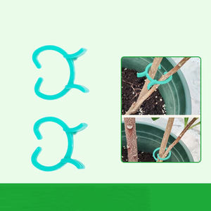 En gros, Pot de fleurs carré en plastique, Anneau de fixation pour plantes grimpantes de jardin, avec bouton papillon, pièce décorative et accessoire pour la fixation des tiges de plantes - Product Image 5