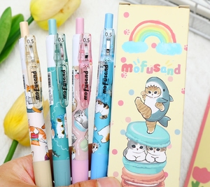 ปากกาเจล DHF271 ขายส่ง หลายแบบ 4 ชิ้น 5 ชิ้น 6 ชิ้น ปากกาเจลนักเรียน ลายคาปิบารา มอฟุซันด์ ชิอิคาวะ ปากกาเจลนักเรียน ปากกาเจลแบบนิ่ม - Product Image 3