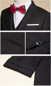 Ensemble Costume de Mariage Noir 007 pour Garçons, Vêtement Formel Enfant, Blazer et Pantalon, Tenue Élégante pour Cérémonie, Fête des Enfants, Remise de Diplôme ou Performance Chorale - Product Image 6