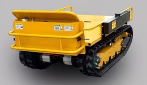 Maquinaria Agrícola China, Transportador de Plataforma Plana Compacto de Gran Capacidad, Control Remoto, Arranque Eléctrico, Transportador con Orugas de Goma - Product Image 5