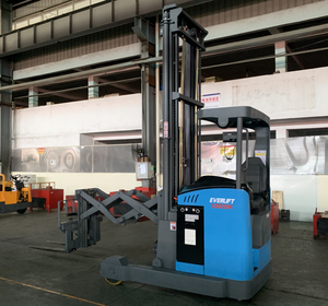 EVERLIFT truk listrik jangkauan dalam ganda Truck1500kg 2000kg gunting Forklift dengan 8m 10m pengangkatan - Product Image 5