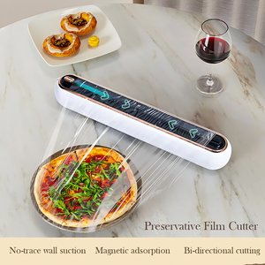 Dispensador de Papel Film Premium, Organizador de Envoltorios de Cocina con Corte sin Esfuerzo, Soporte Multifuncional Reutilizable para Papel Film - Product Image 4