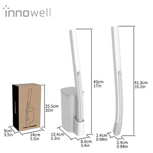 <span class=keywords><strong>Set</strong></span> di Spazzole per <span class=keywords><strong>WC</strong></span> Usa e Getta Innowell con Testine Sostituibili per Pulizia Senza Angoli Morti del Bagno - Product Image 6