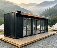 Unité de magasin modulaire commerciale isolée préfabriquée pour kiosque de plage / snack-bar / salon de vacances