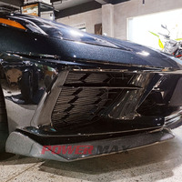 Vente en gros de jupes latérales de carrosserie en fibre de carbone lèvre avant de capot avant pour Chevrolet Corvette C8 5VM Style diffuseur arrière aile arrière