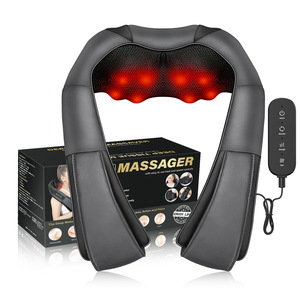 Masajeador de Tejido Profundo para Cuello y Hombros con Calor y Masaje Amasador para Alivio del Dolor y Relajación - Product Image 1