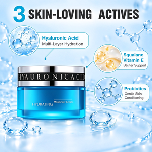 Crema Facial con Ácido Hialurónico Skin Comfort, Acetato de Escualano, Lactobacillus Ferment Lysate, Suministra Humectación - Product Image 3