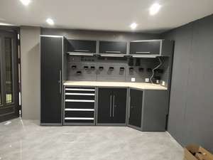 JZD ตู้วางมุมทรงตัว L,ตู้สำหรับงานหนักขนาดใหญ่โรงรถทำจากสเตนเลสสตีลดีไซน์ใหม่ - Product Image 5