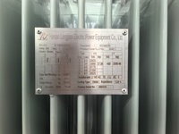 Transformateur immergé dans l'huile triphasé à haute efficacité modèle S11 respectueux de l'environnement 50/60Hz Unité d'alimentation à économie d'énergie