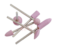 Tige de céramique rose, 20 pièces, 3.175mm, avec pierre abrasive