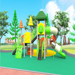 प्लास्टिक आउटडोर स्लाइड नई स्लाइड खेलने सेट आउटडोर प्लास्टिक स्लाइड के साथ जंगल जिम बच्चों - Product Image 2