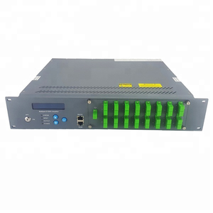 Amplificador óptico de fibra óptica EDFA con función WDM, dispositivo FTTH de 1550nm, 3U, CATV de altura, 24DBM, 4/8/16/32/64/128 puertos, precio de fábrica - Product Image 2