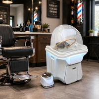 Bac de lavage de cheveux Kisen Shampoo BAC, moderne, portable, grande capacité, pour 2 à 5 clients, idéal pour salle de bain.