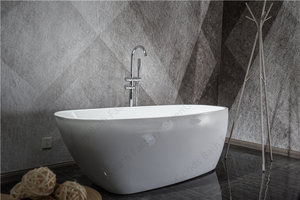 Black Acrylic Standard <strong>Bathtub</strong> Size Free Standing Baths - Product Image 6