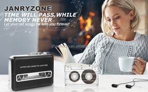 Enregistreur de <span class=keywords><strong>cassette</strong></span> numérique USB super classique de style OEM <span class=keywords><strong>avec</strong></span> haut-parleur intégré et <span class=keywords><strong>prise</strong></span> casque 3,5 mm - Product Image 3