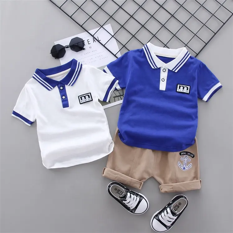 Summer Fashion Style Cotton Kids Print Baby Boy Clothes Sets Children's Clothing Sets Children's wear