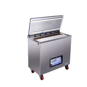 เครื่องซีลสูญญากาศแบบกึ่งอัตโนมัติขนาดเล็ก 2 กก. สำหรับบรรจุภัณฑ์ชา ไก่ เนื้อ ชีส ข้าว เบรดเจอร์ แฮม อาหารทะเล - Product Image 1