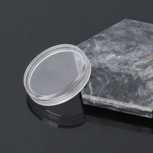 Verre de montre en saphir de forme carrée, diamètre personnalisé 4,4 cm, haute résistance, anti-rayures, anti-corrosion, avec traitement AR AF - Product Image 1