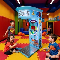 Nouvelle Machine d'Arcade de Boxe 2026 - Jeu Sportif Interactif de Frappe et de Coup de Pied pour Enfants (Fonctionnant à Monnayeur avec Système de Score)