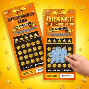 Papel de Núcleo Negro con Holograma Anti-falsificación, Impresión Digital Personalizada para Lotería Rasca y Gana, <span class=keywords><strong>Precio</strong></span> de Fábrica - Product Image 1