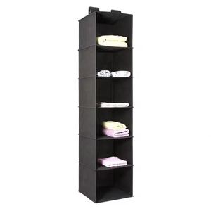 Organisateur de rangement suspendu pour armoire en tissu non tissé 90G à six couches, pliable et multi-niveaux - Product Image 1