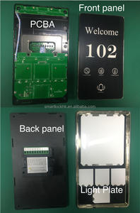 Sinon Timbre Luz eléctrica Puerta Placa de nombre Puerta de madera Placa de nombre Diseño Placas de puerta - Product Image 6