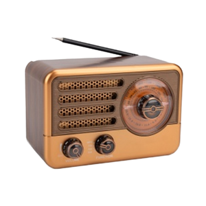 HAONING - Radio Portátil USB Estéreo Mini de 3W, Altavoz Integrado, Batería Recargable, Estilo Retro Europeo, Más Vendida - Product Image 4