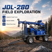 Offre Spéciale FEIYANG JDL-280L Foreuse de puits d'eau diesel montée sur chenilles avec entraînement supérieur, pompe, boîte de vitesses, moteur, pour forage de 280m avec câble