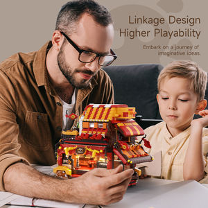 MoYu New <span class=keywords><strong>Pirate</strong></span>'s Tavern Mini Block Toys Jouets éducatifs en plastique ABS DIY Cadeau pour les enfants - Product Image 3