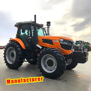 Tractores de granja pequeños para agricultura, mini tractores con cargador frontal, 120 hp, 4x4, China, barato
