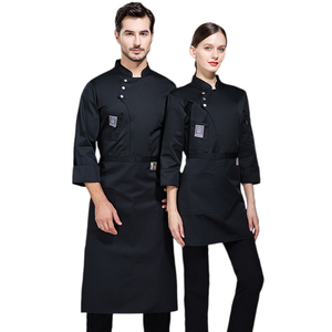2$ Meistverkaufte Modische Polyester-Baumwoll-Mischung Herren-Kochjacke Restaurant-Uniform Küchen-Kochmantel <span class=keywords><strong>ENCHI</strong></span> Wo - Product Image 5